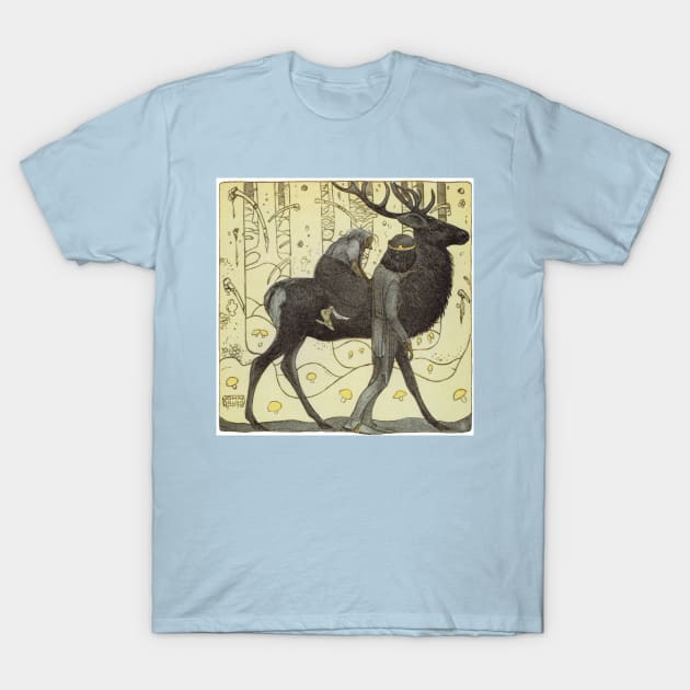 The Prince Without a Shadow - John Bauer T-Shirt by forgottenbeauty